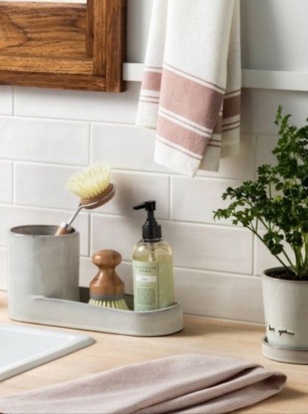 Hearth & Hand MAGNOLIA Stoneware Kitchen Caddy